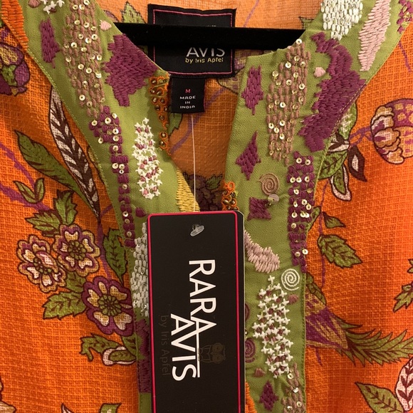 SALE 🎉 Rara Avis BY Iris Apfel Caftan Dress Sz Small - Picture 7 of 8